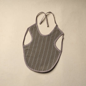 Brown Handmade Cotton Baby Bib