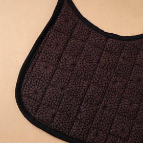 Brown Handmade Cotton Baby Bib