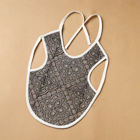Brown Handmade Cotton Baby Bib