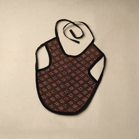 Brown Handmade Cotton Baby Bib