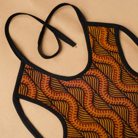 Brown Handmade Cotton Baby Bib