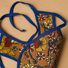 Brown Handmade Cotton Baby Bib