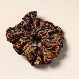 Brown Handmade Cotton Elastic Rubber Band/Scrunchie