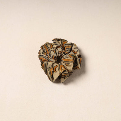 Brown Handmade Cotton Elastic Rubber Band/Scrunchie