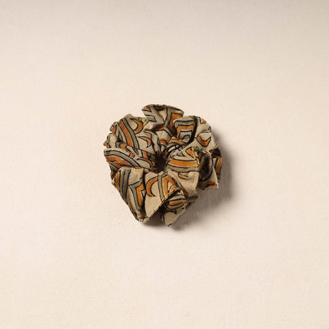 Brown Handmade Cotton Elastic Rubber Band/Scrunchie