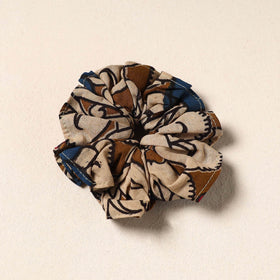 Brown Handmade Cotton Elastic Rubber Band/Scrunchie