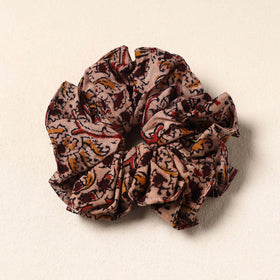 Brown Handmade Cotton Elastic Rubber Band/Scrunchie