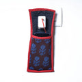Brown Handmade Cotton Fabric Mobile Charging Holder 