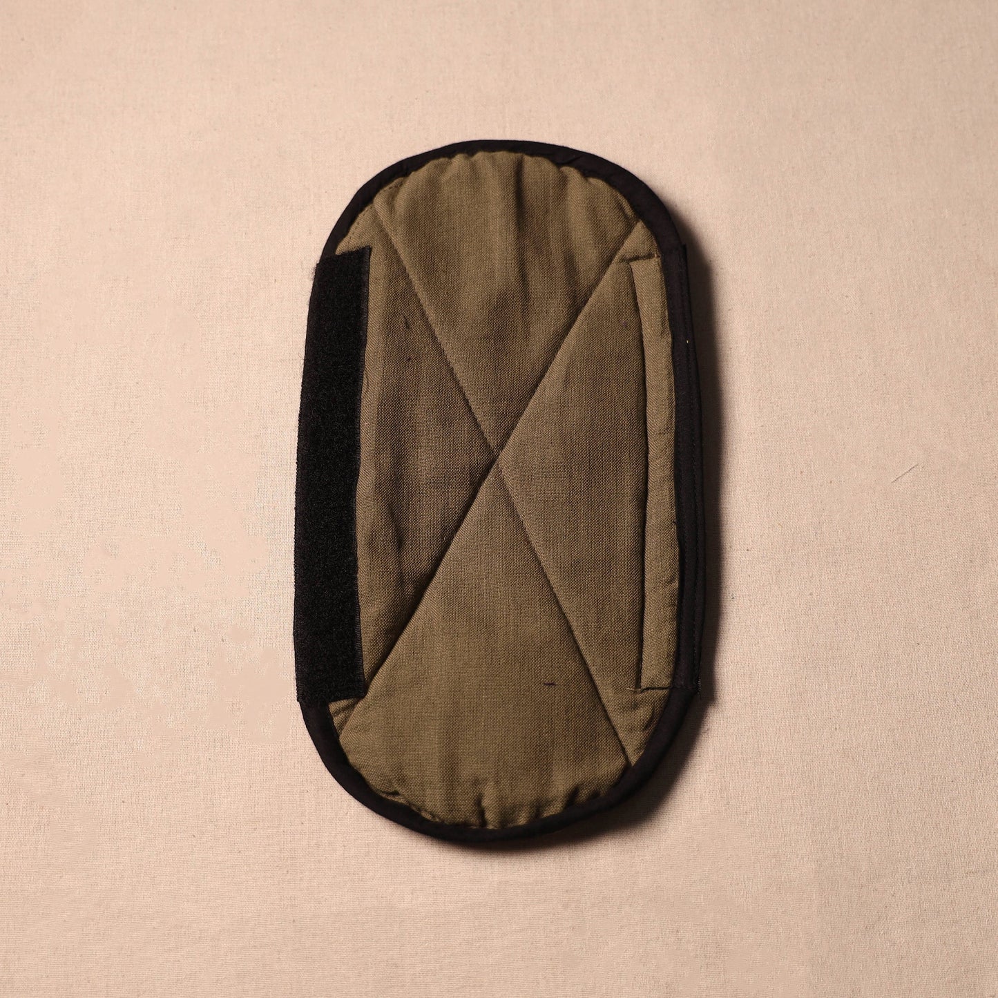 Buy Handmade Cotton Brown Fridge Handle Cover