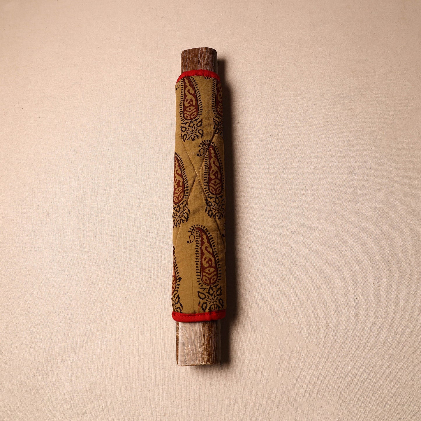 Buy Handmade Cotton Brown Fridge Handle Cover