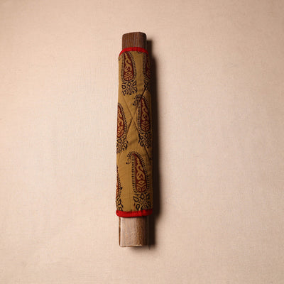 Buy Handmade Cotton Brown Fridge Handle Cover