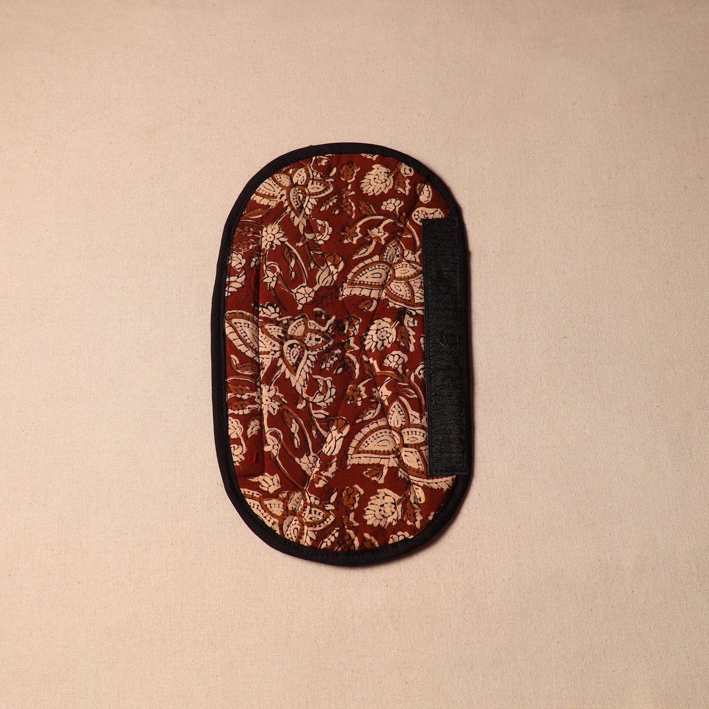 Brown - handmade cotton fridge handle cover 18 - handcrafted