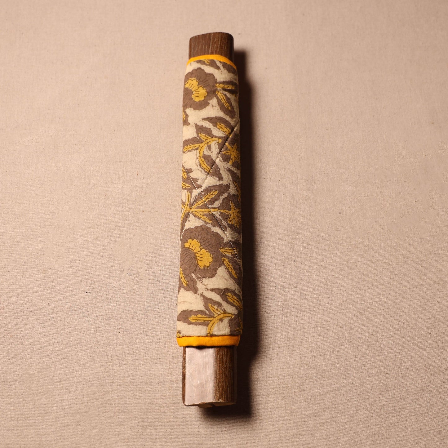 Buy Handmade Cotton Brown Fridge Handle Cover 201