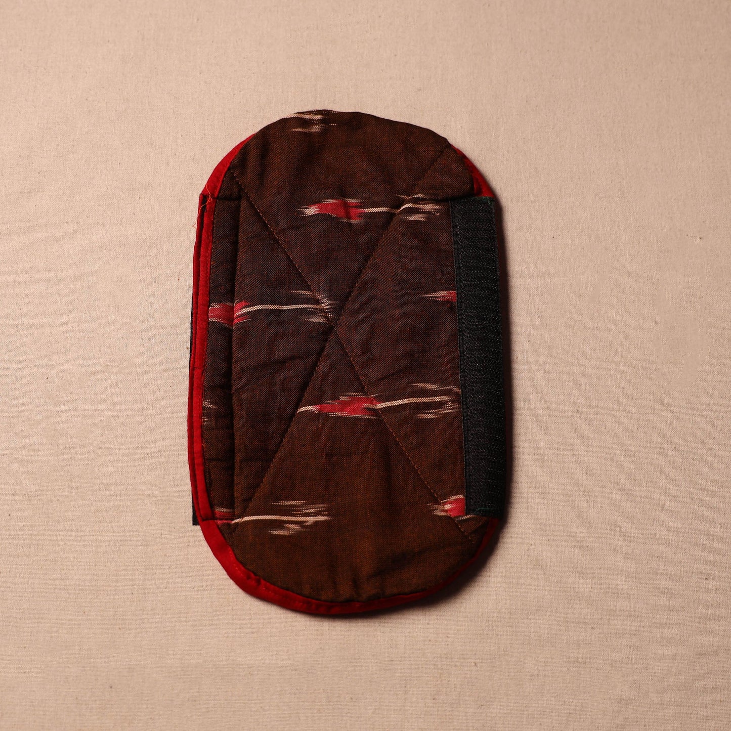 Buy Handmade Cotton Brown Fridge Handle Cover 228