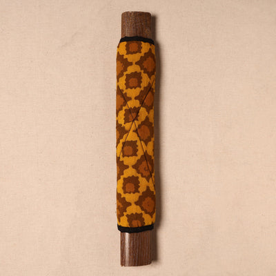 Buy Handmade Cotton Brown Fridge Handle Cover 37