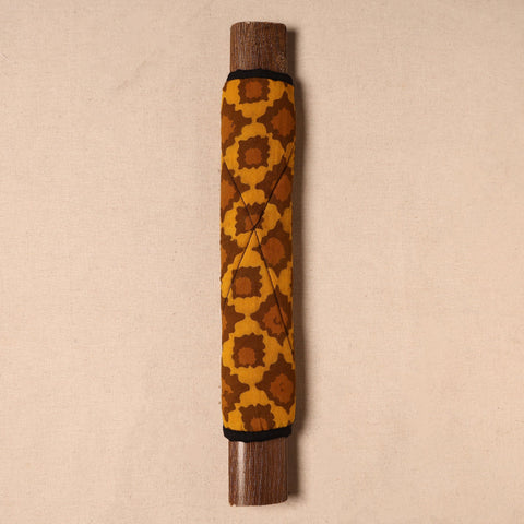 Buy Handmade Cotton Brown Fridge Handle Cover 37