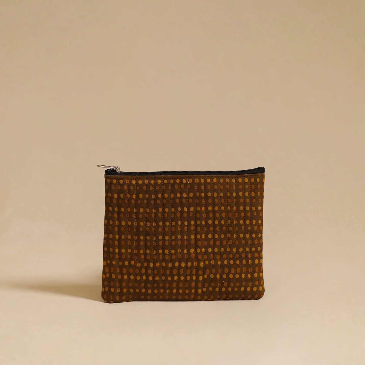 Buy Brown Handmade Cotton Utility Pouch Set