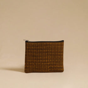 Buy Brown Handmade Cotton Utility Pouch Set