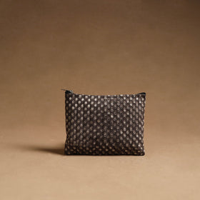 Brown - handmade cotton multipurpose utility pouches (set