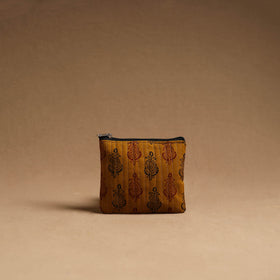 Brown - handmade cotton multipurpose utility pouches (set