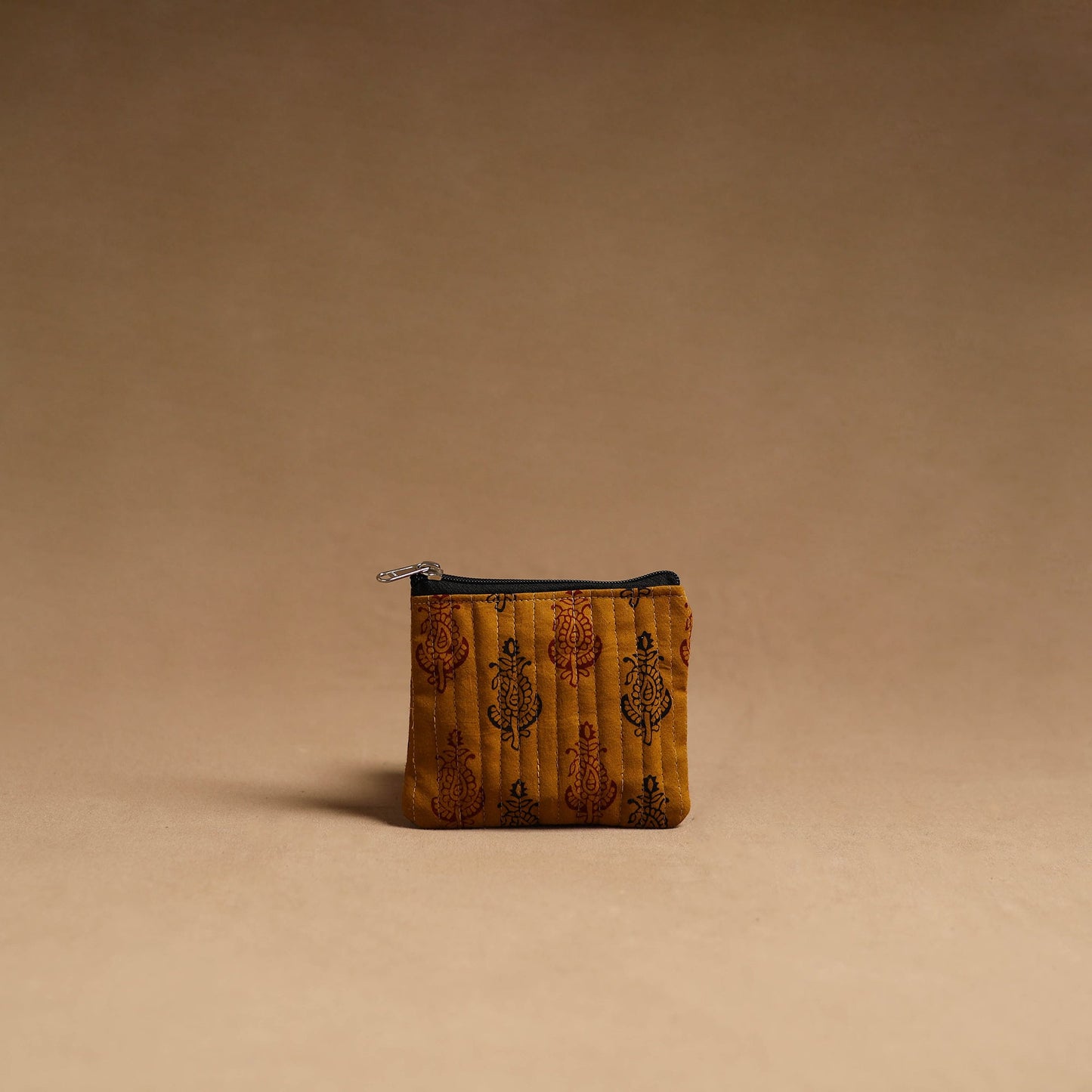 Brown - handmade cotton multipurpose utility pouches (set