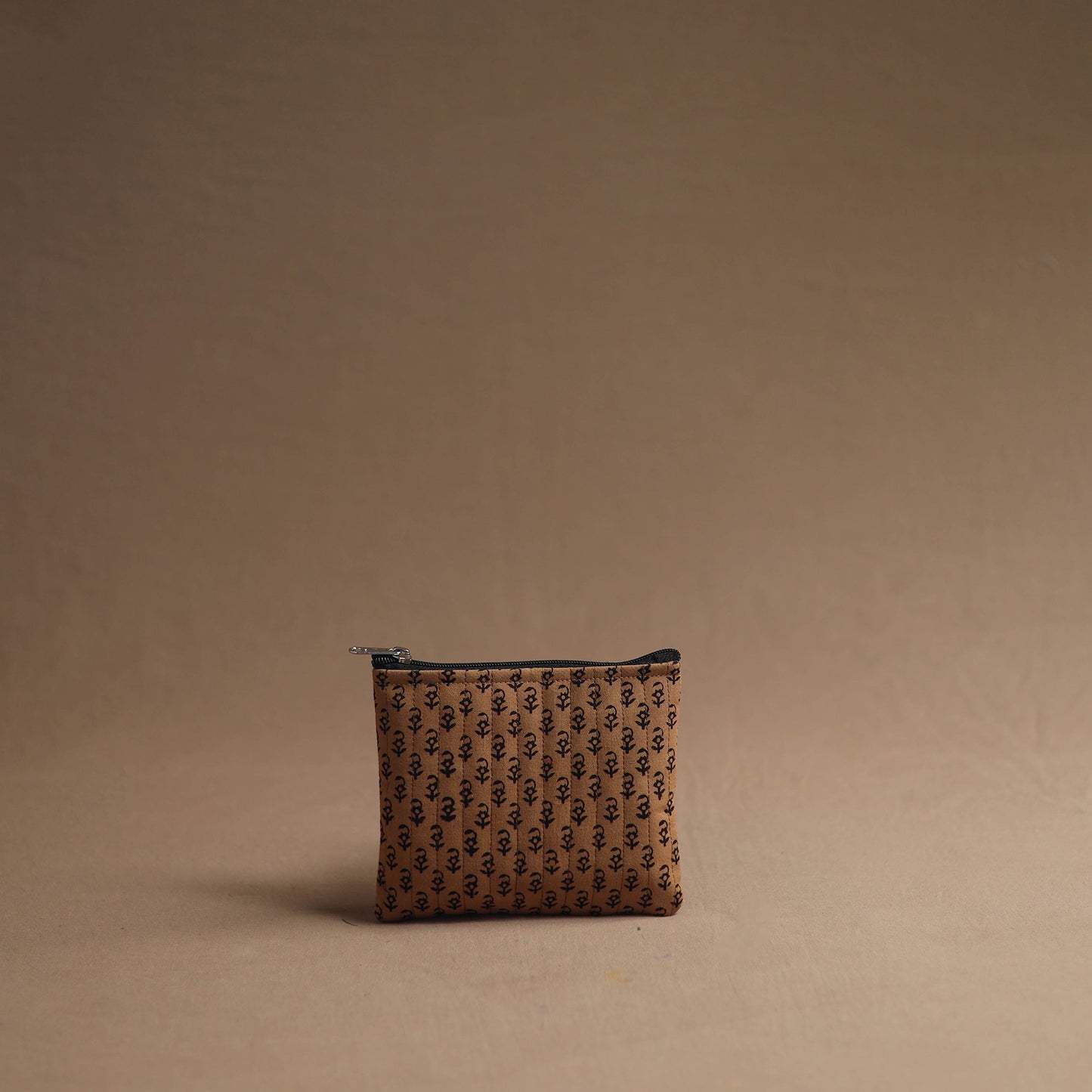 Brown - handmade cotton multipurpose utility pouches (set