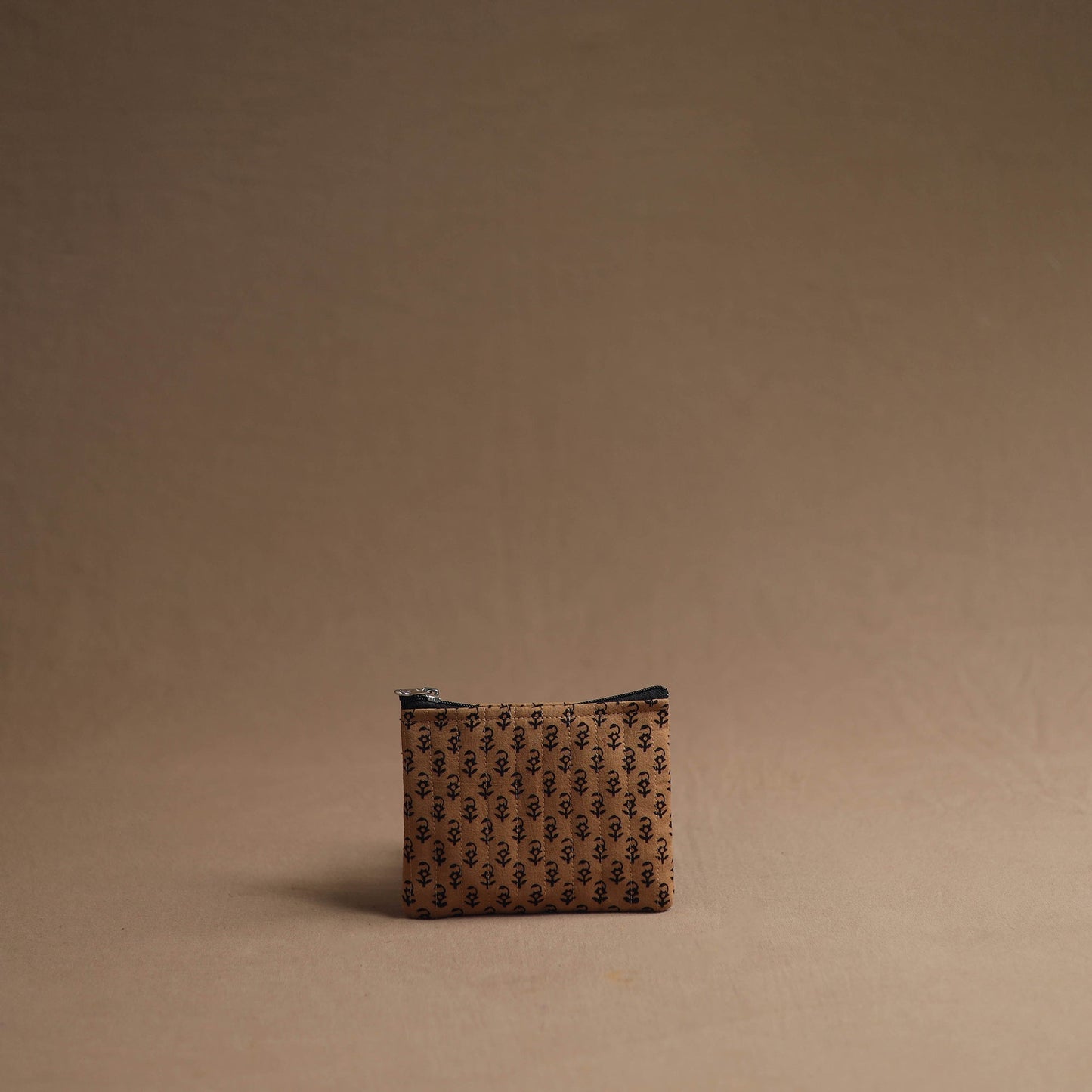 Brown - handmade cotton multipurpose utility pouches (set