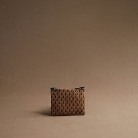 Brown - handmade cotton multipurpose utility pouches (set