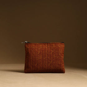 Brown - handmade cotton multipurpose utility pouches (set