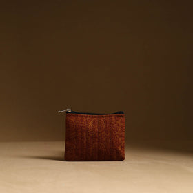 Brown - handmade cotton multipurpose utility pouches (set