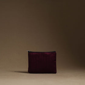 Brown - handmade cotton multipurpose utility pouches (set