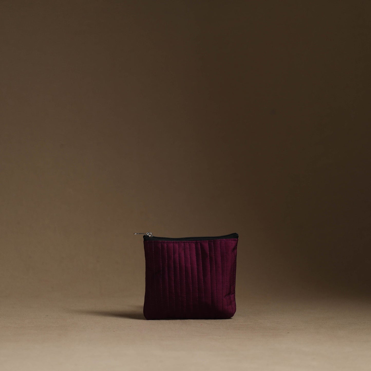 Brown - handmade cotton multipurpose utility pouches (set