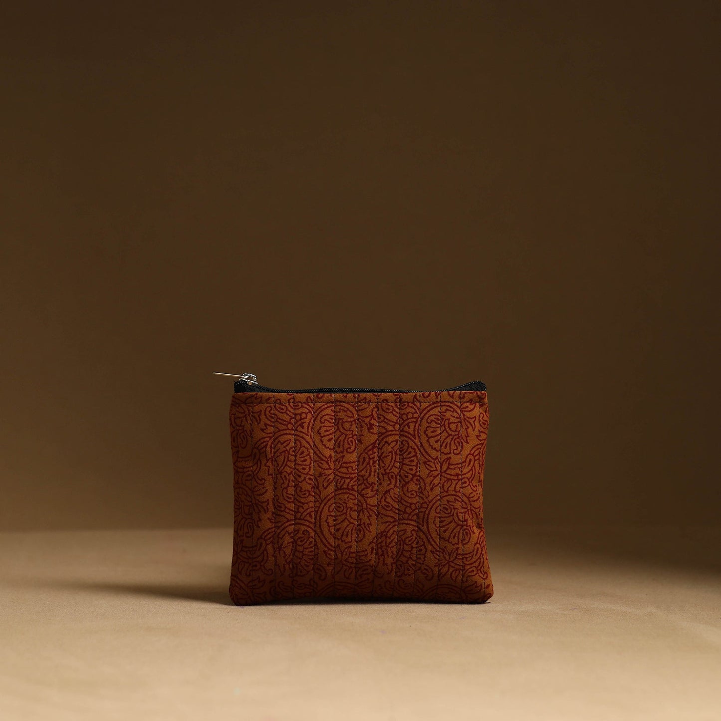 Brown - handmade cotton multipurpose utility pouches (set