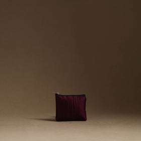 Brown - handmade cotton multipurpose utility pouches (set