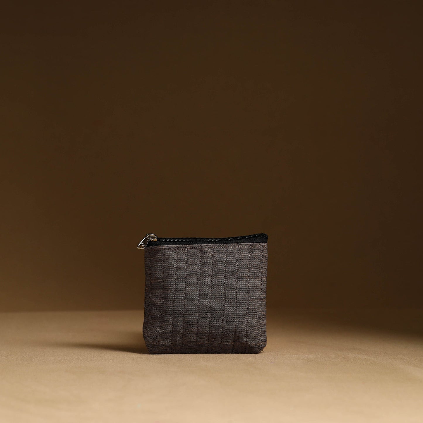 Brown - handmade cotton multipurpose utility pouches (set