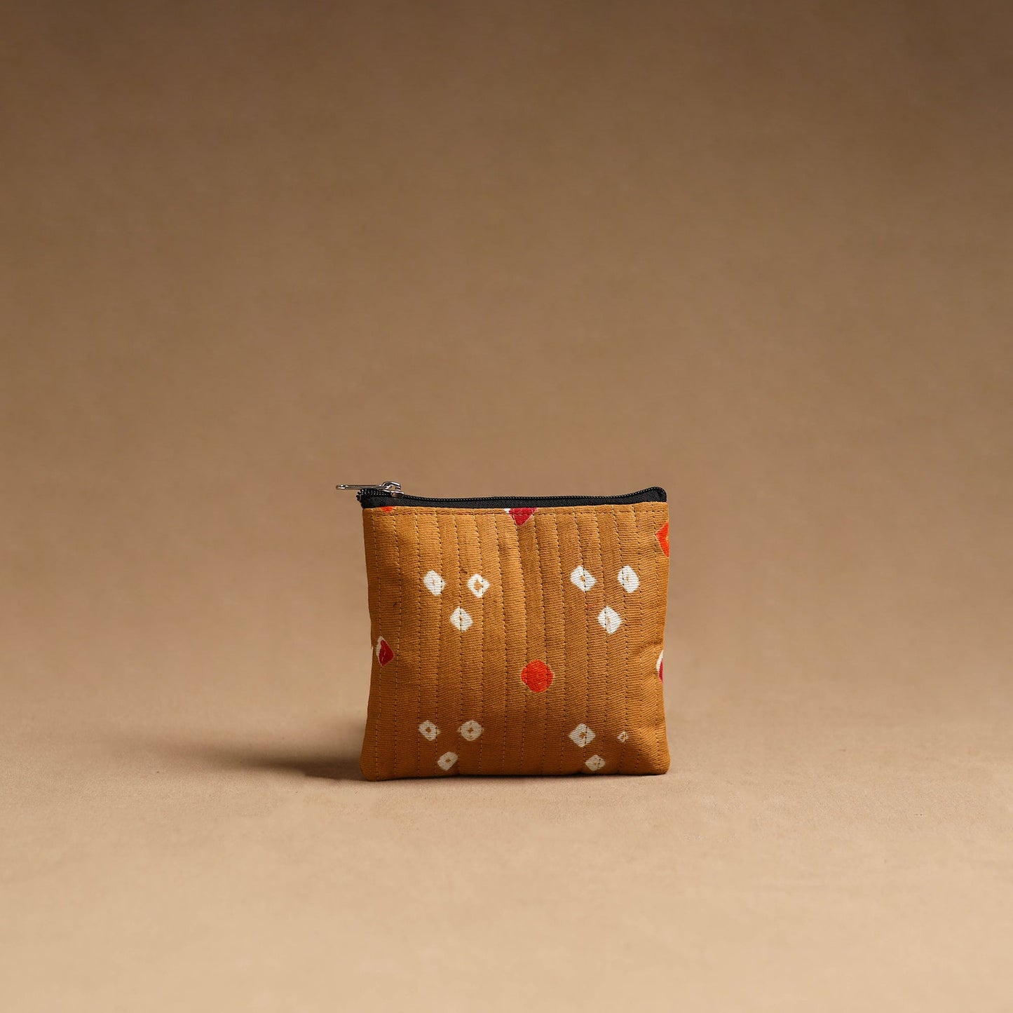 Brown - handmade cotton multipurpose utility pouches (set