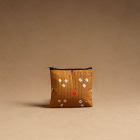 Brown - handmade cotton multipurpose utility pouches (set