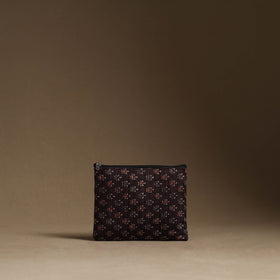 Brown - handmade cotton multipurpose utility pouches (set