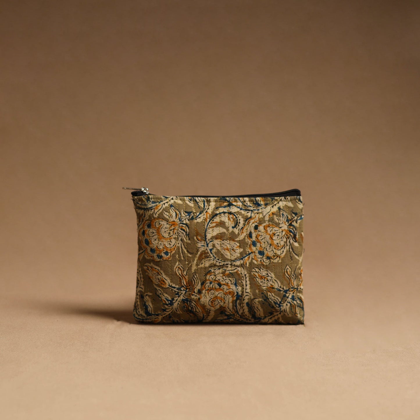 Brown - handmade cotton multipurpose utility pouches (set