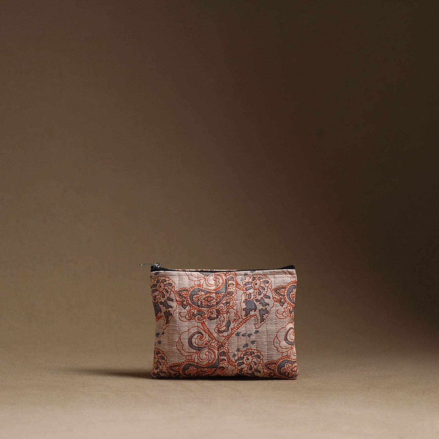 Brown - handmade cotton multipurpose utility pouches (set