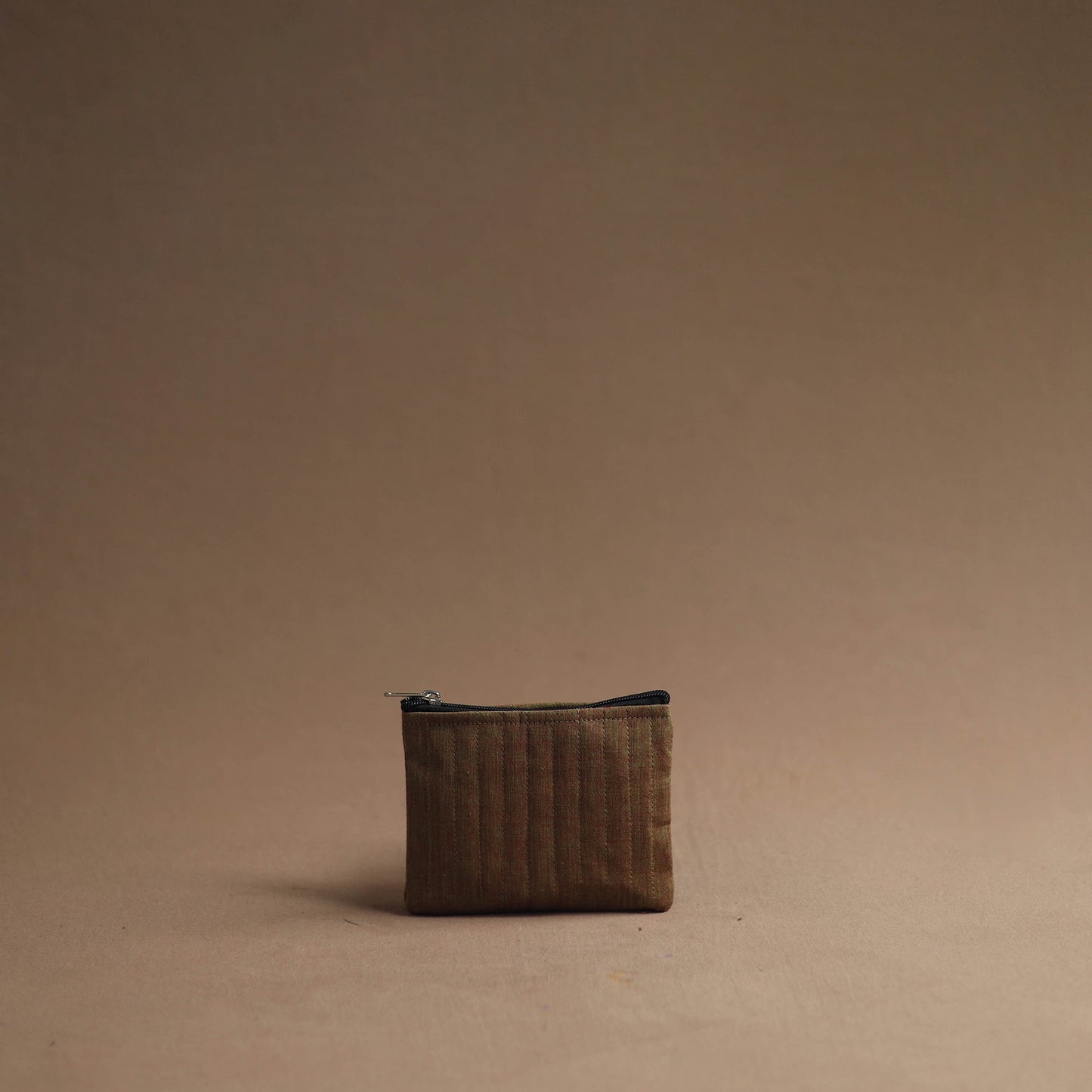 Brown Handmade Cotton Multipurpose Utility Pouches (set of 3)