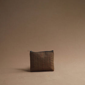 Brown Handmade Cotton Multipurpose Utility Pouches (set of 3)