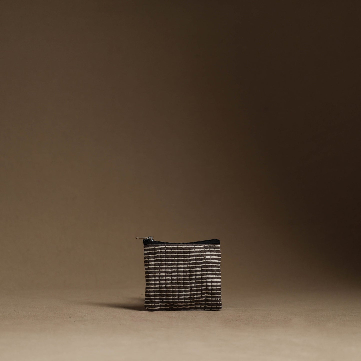 Brown - handmade cotton multipurpose utility pouches (set