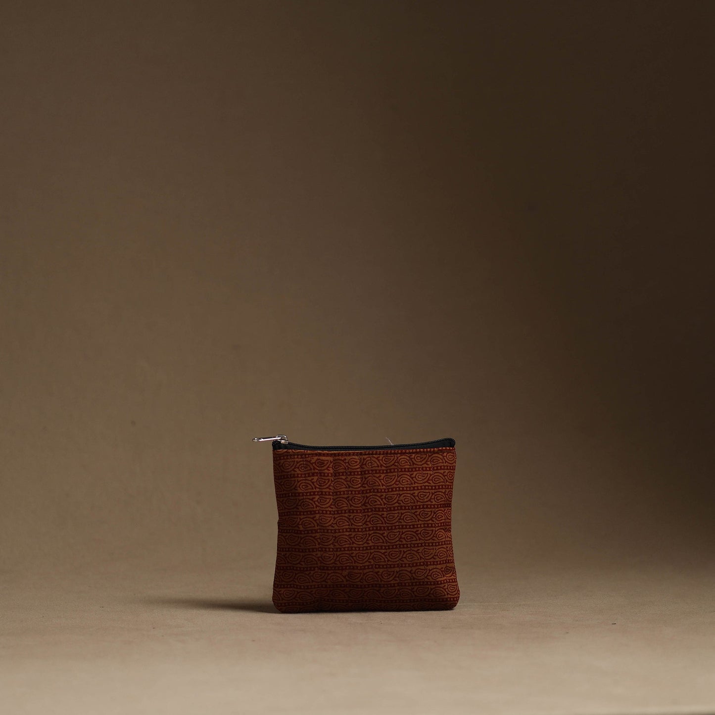 Brown - handmade cotton multipurpose utility pouches (set