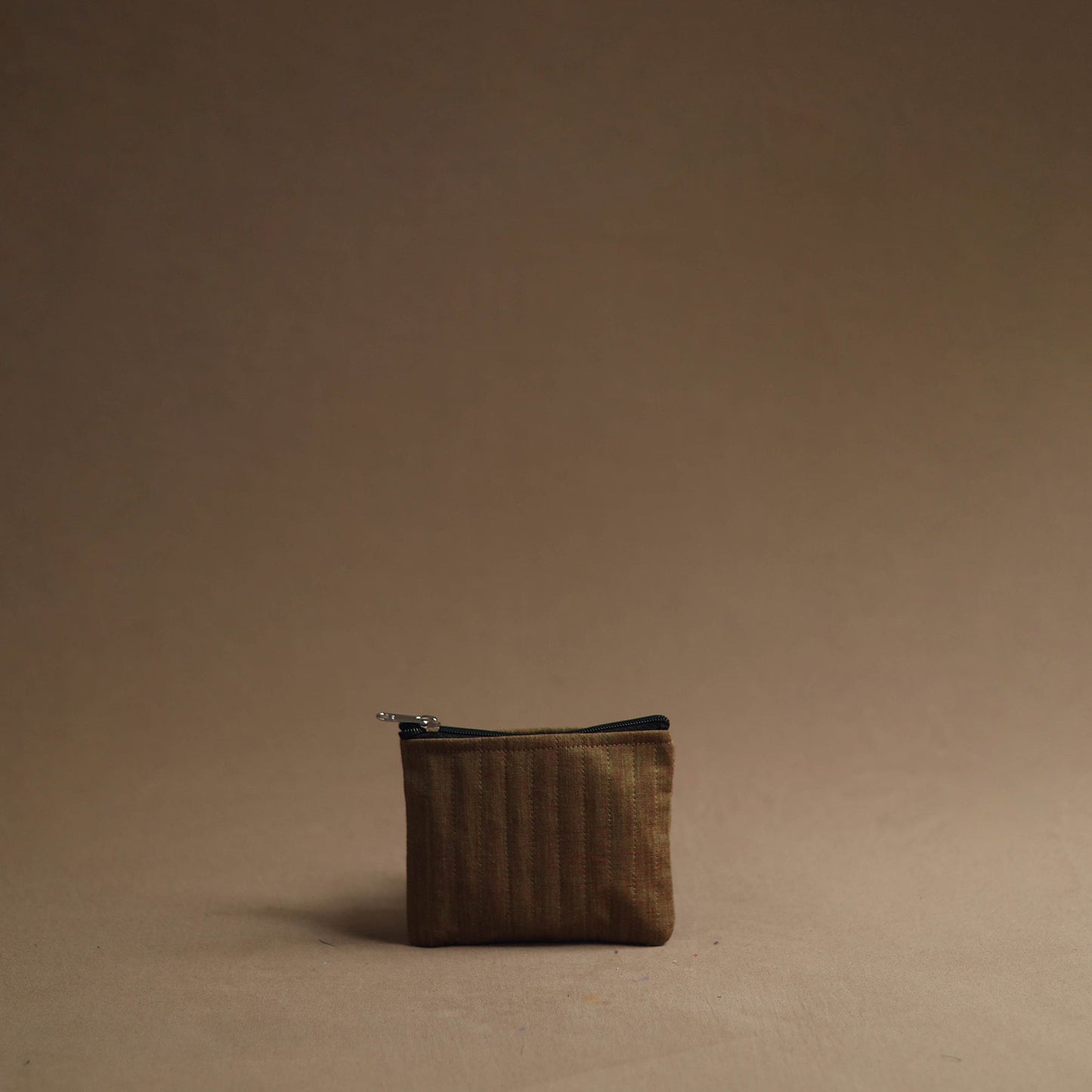 Brown - handmade cotton multipurpose utility pouches (set