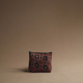 Brown - handmade cotton multipurpose utility pouches (set