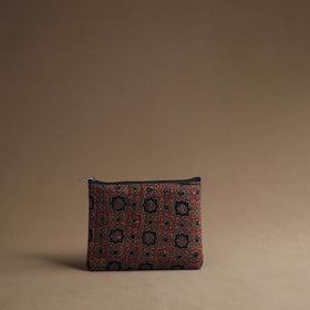 Brown - handmade cotton multipurpose utility pouches (set