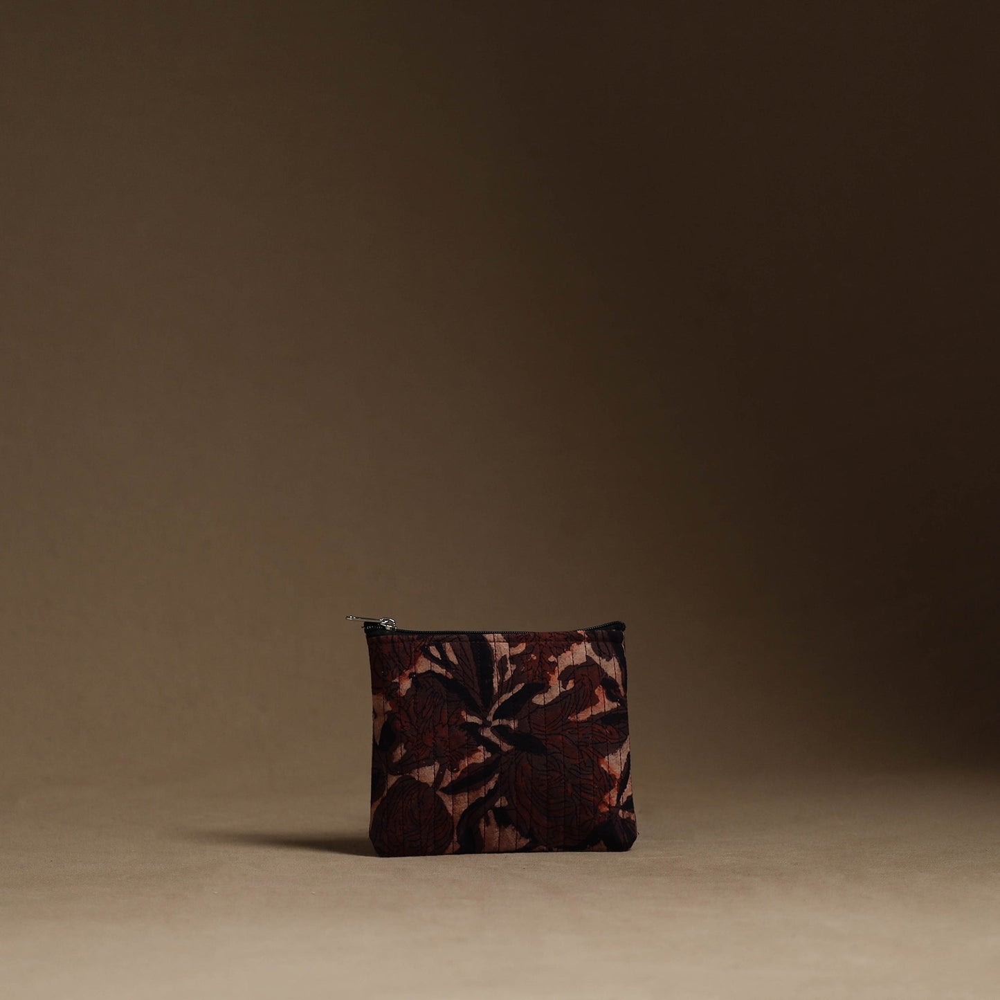 Brown - handmade cotton multipurpose utility pouches (set