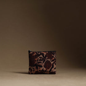 Brown - handmade cotton multipurpose utility pouches (set