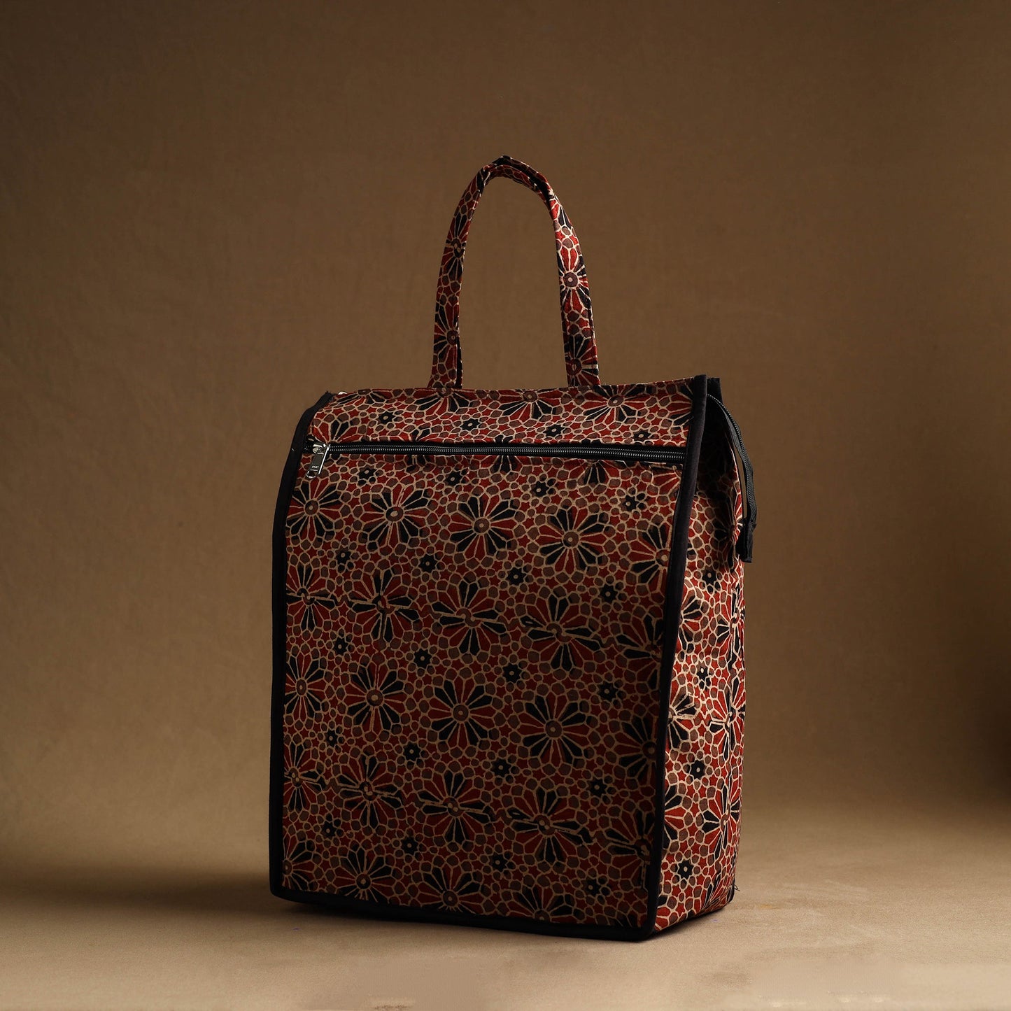 Brown Handmade And Durable Cotton Shopping Hand Bag